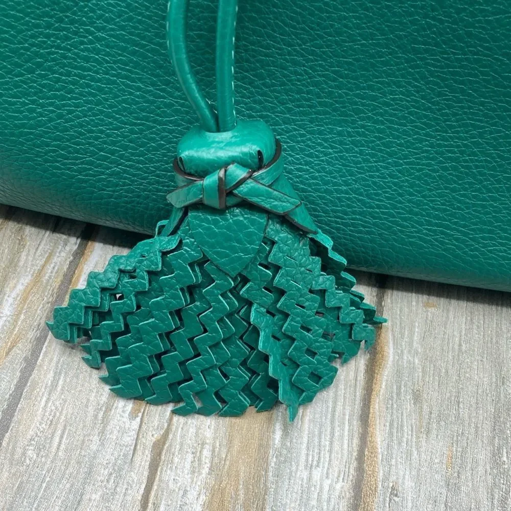 Coach Shoulder & Crossbody Purse Bag With Melon Slice Charm Leather